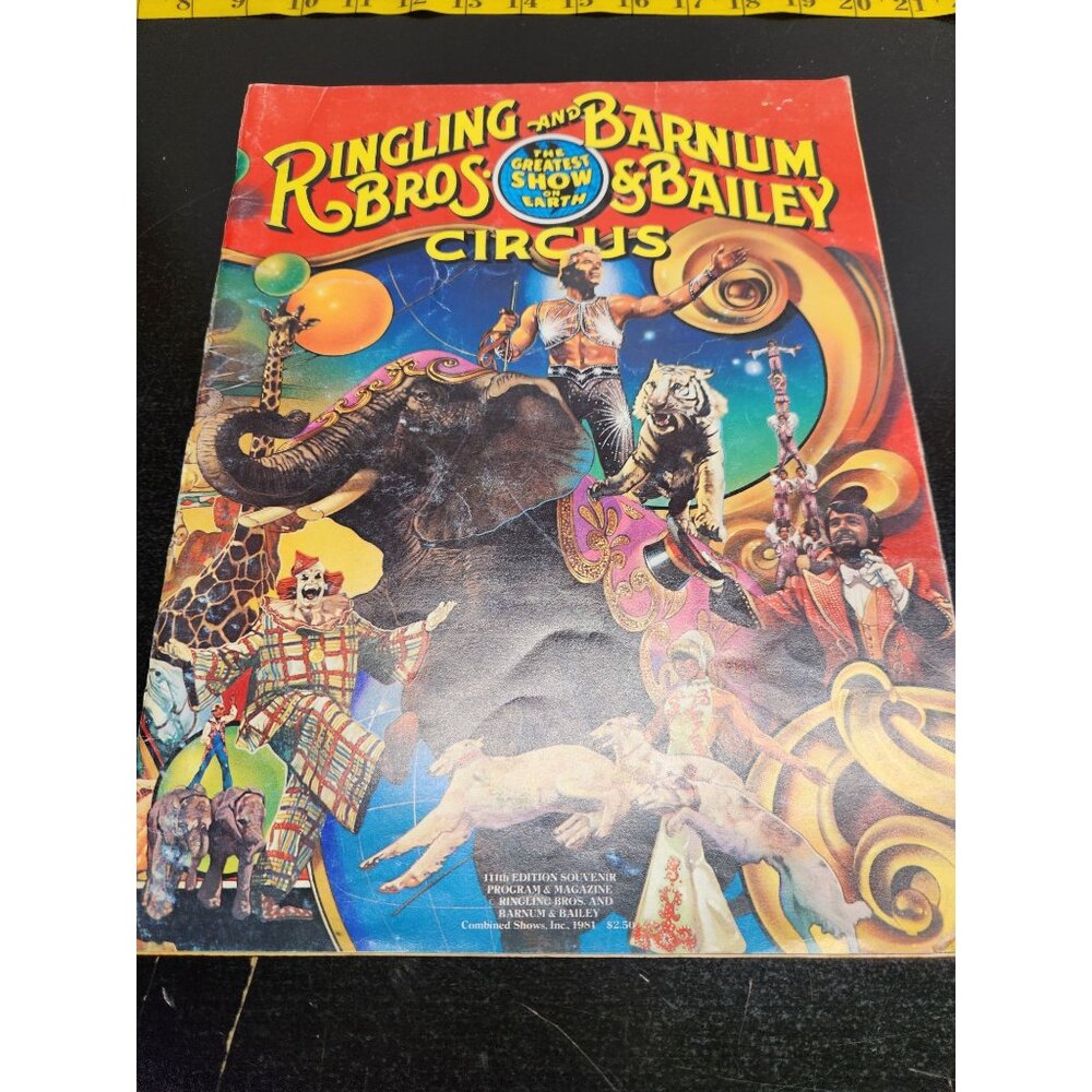 Vintage‎ 1981 Ringling Bros. & Barnum & Bailey Circus Program & Magazine
